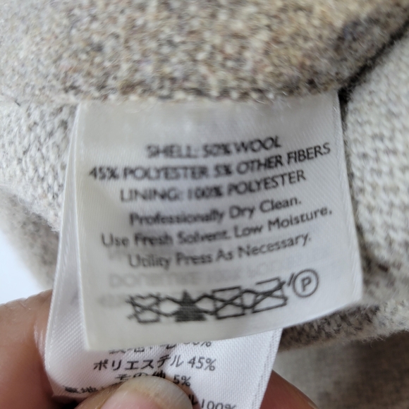 Eddie Bauer Womans Wool Blend Poncho/Cape Side snaps One size fits most Full Zip - Picture 15 of 16